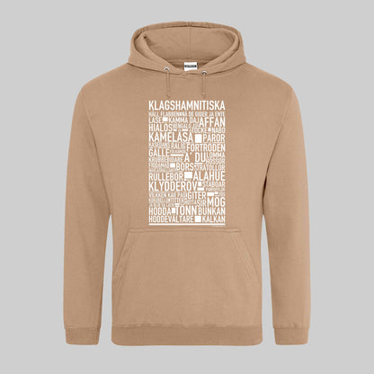 Klagshamnitiska Dialekt Text Hoodie