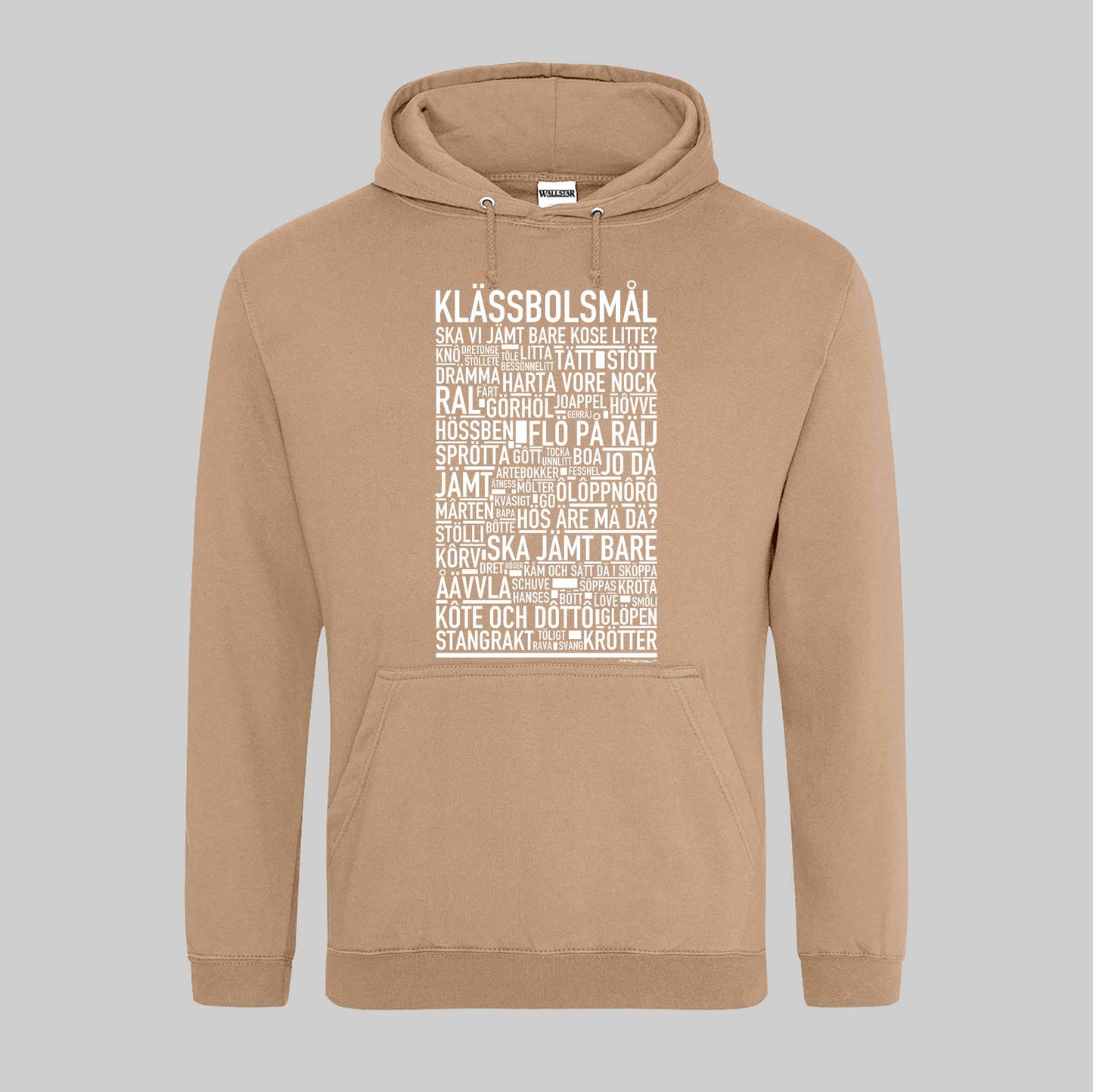 Klässbolsmål Dialekt Text Hoodie