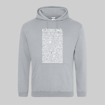 Klässbolsmål Dialekt Text Hoodie