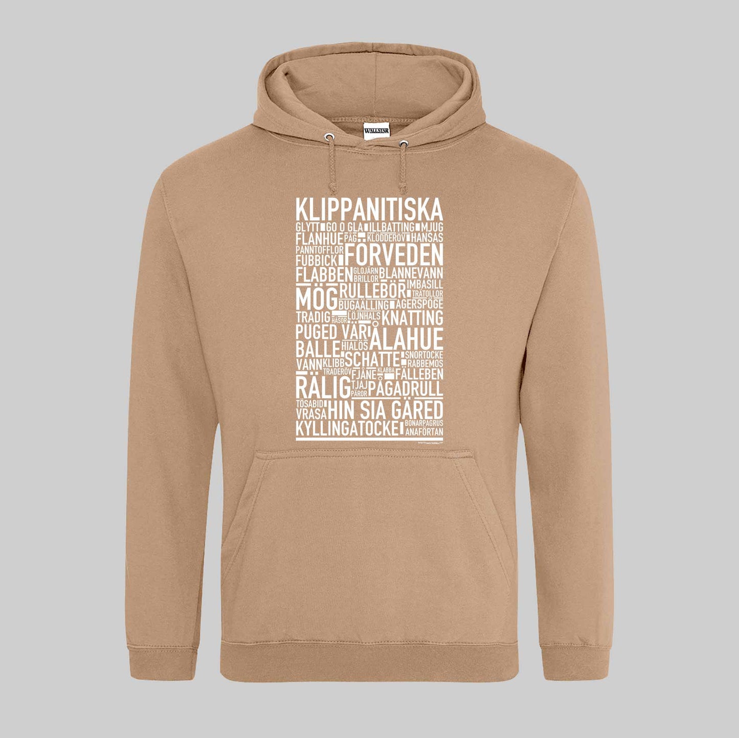 Klippanitiska Dialekt Text Hoodie