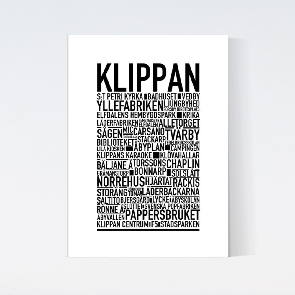 Klippan Text Poster