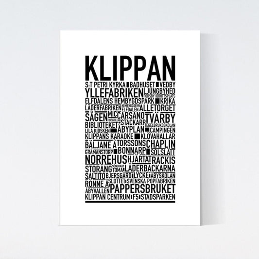 Klippan Text Poster