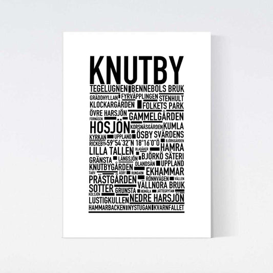 Knutby Text Poster