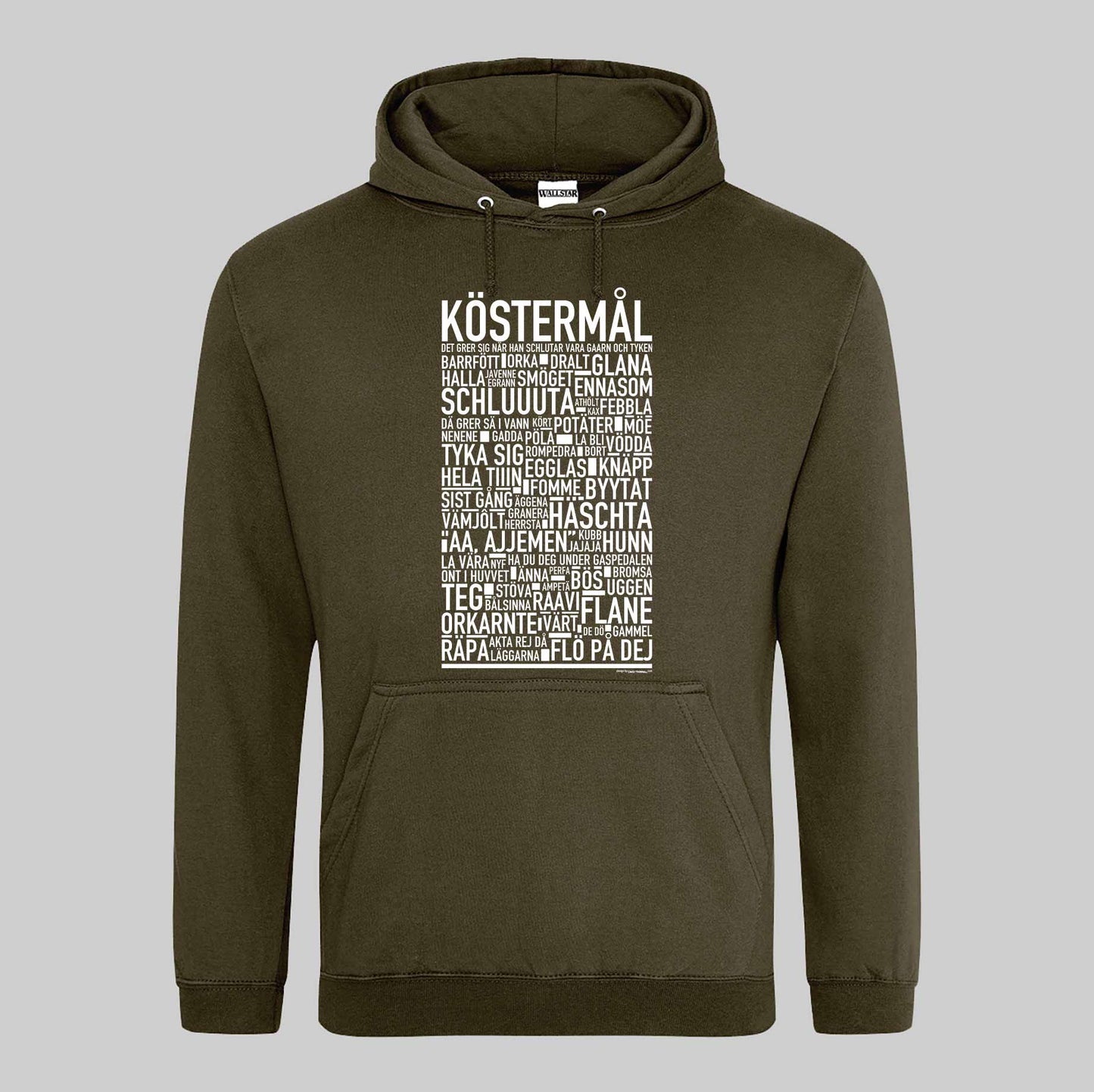 Köstermål Dialekt Text Hoodie