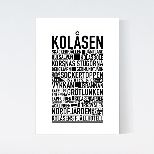 Kolåsen Text Poster