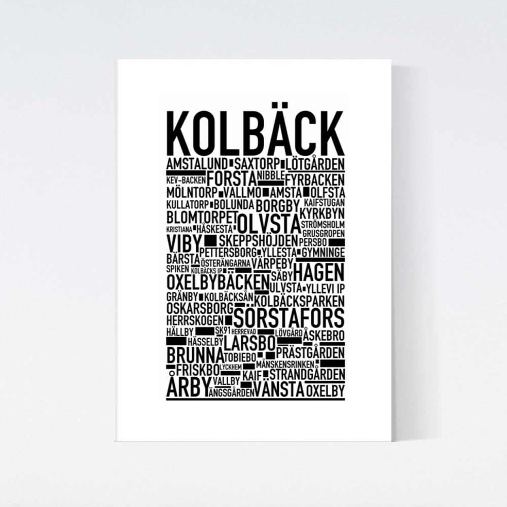 Kolbäck Text Poster