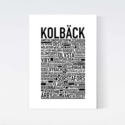 Kolbäck Text Poster
