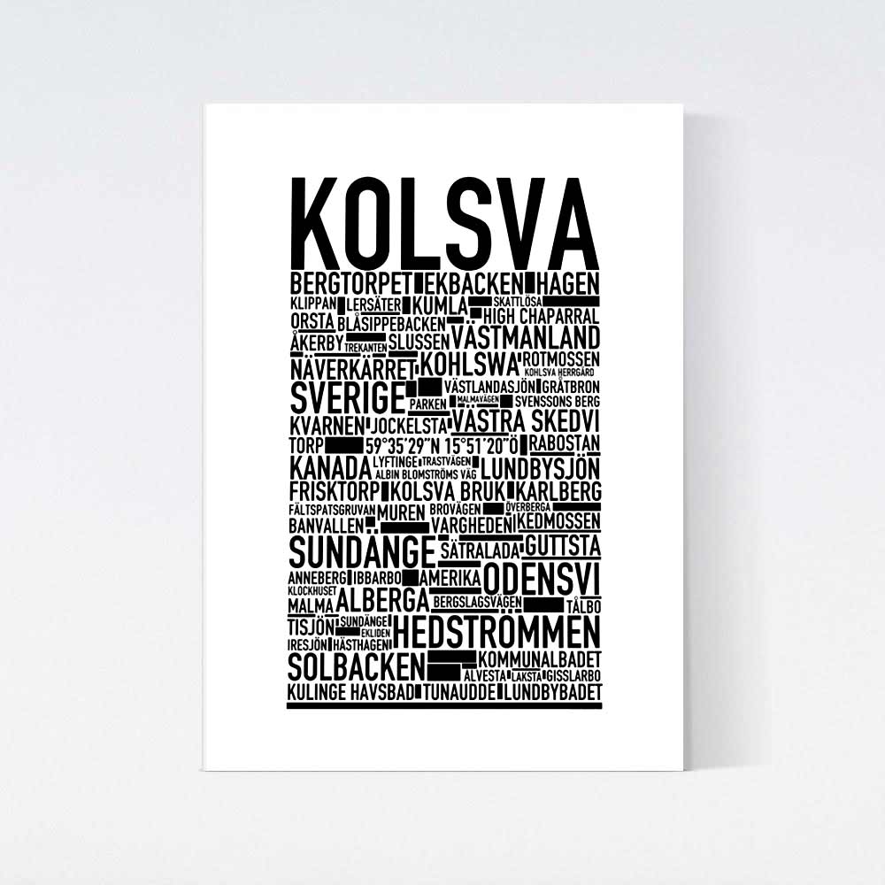 Kolsva Text Poster