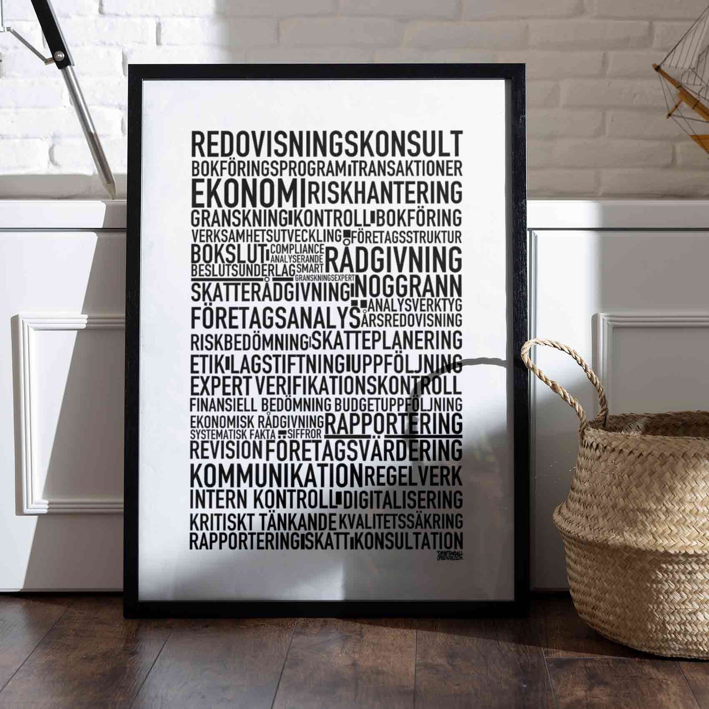 Redovisningskonsult Text Poster