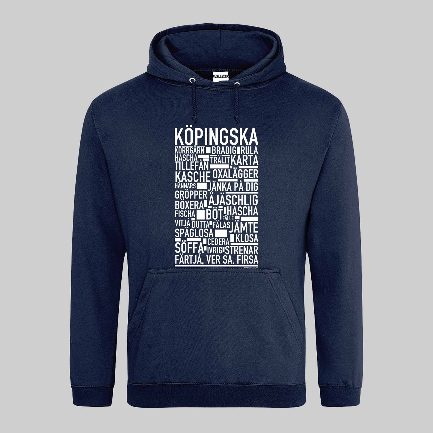 Köpingska Dialekt Text Hoodie