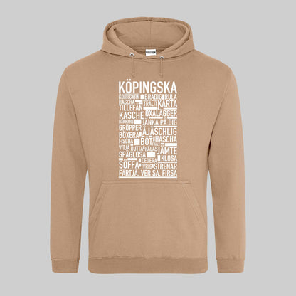 Köpingska Dialekt Text Hoodie