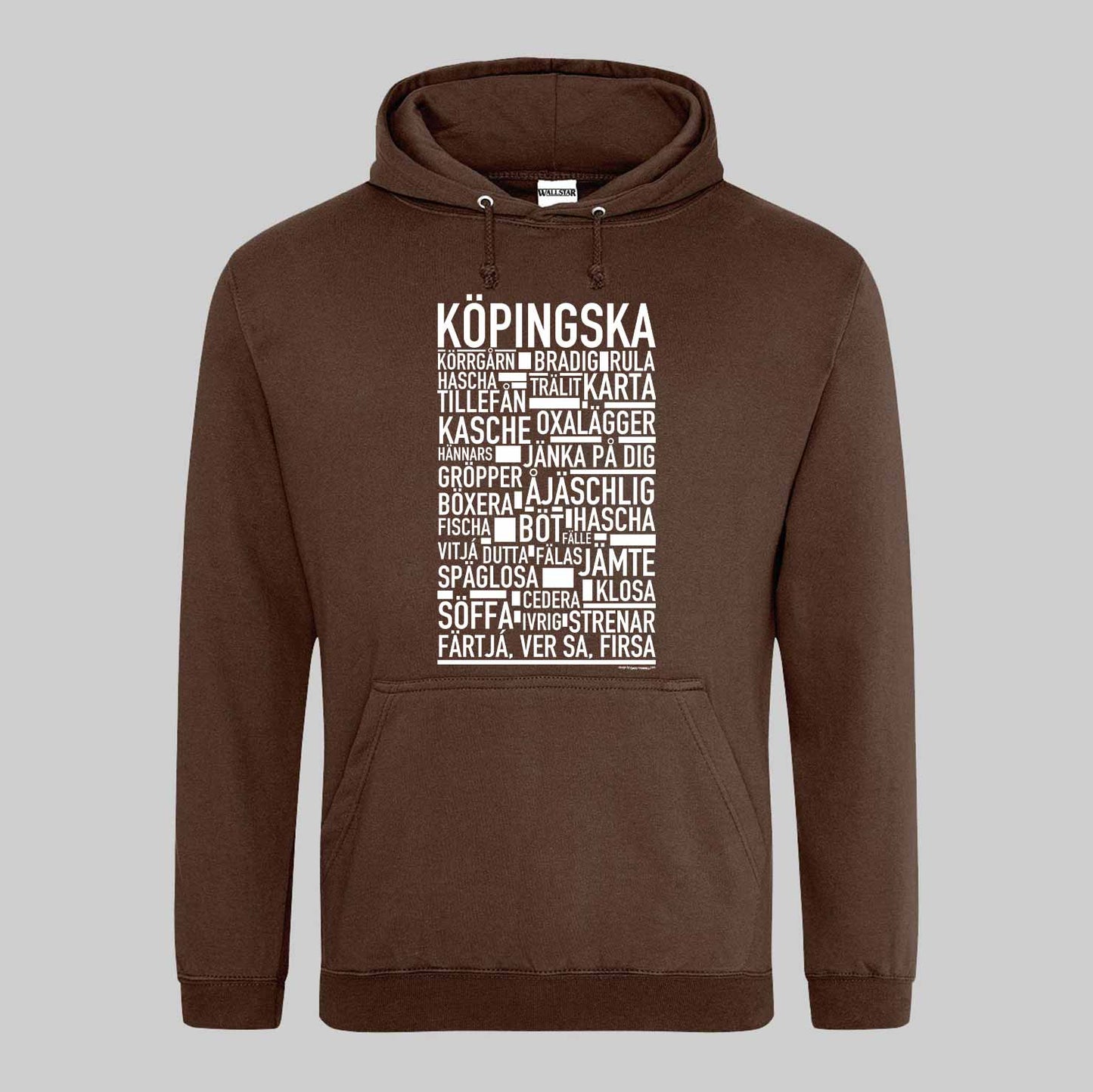 Köpingska Dialekt Text Hoodie