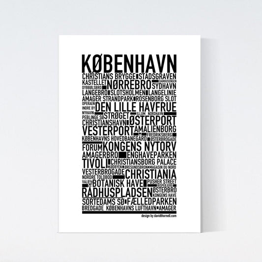 København Text Poster