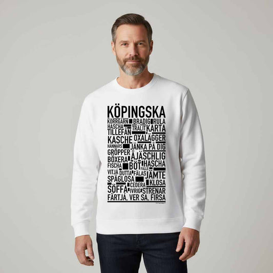 Köpingska Dialekt Text Sweatshirt