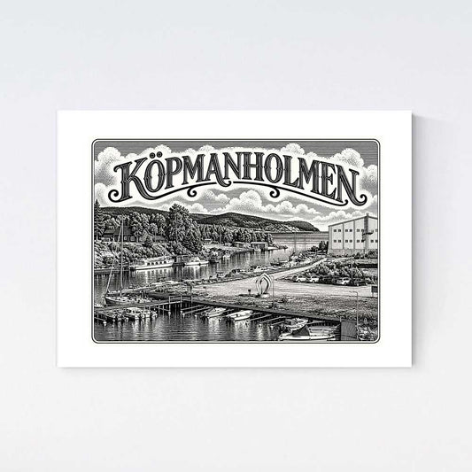 Köpmanholmen Nostalgi Poster
