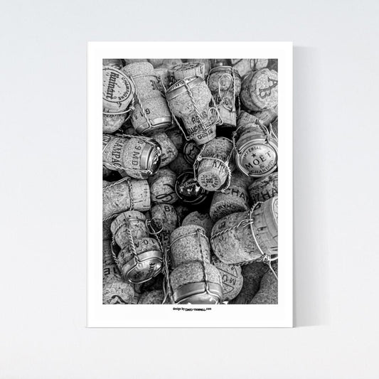 Champagne Corks Poster