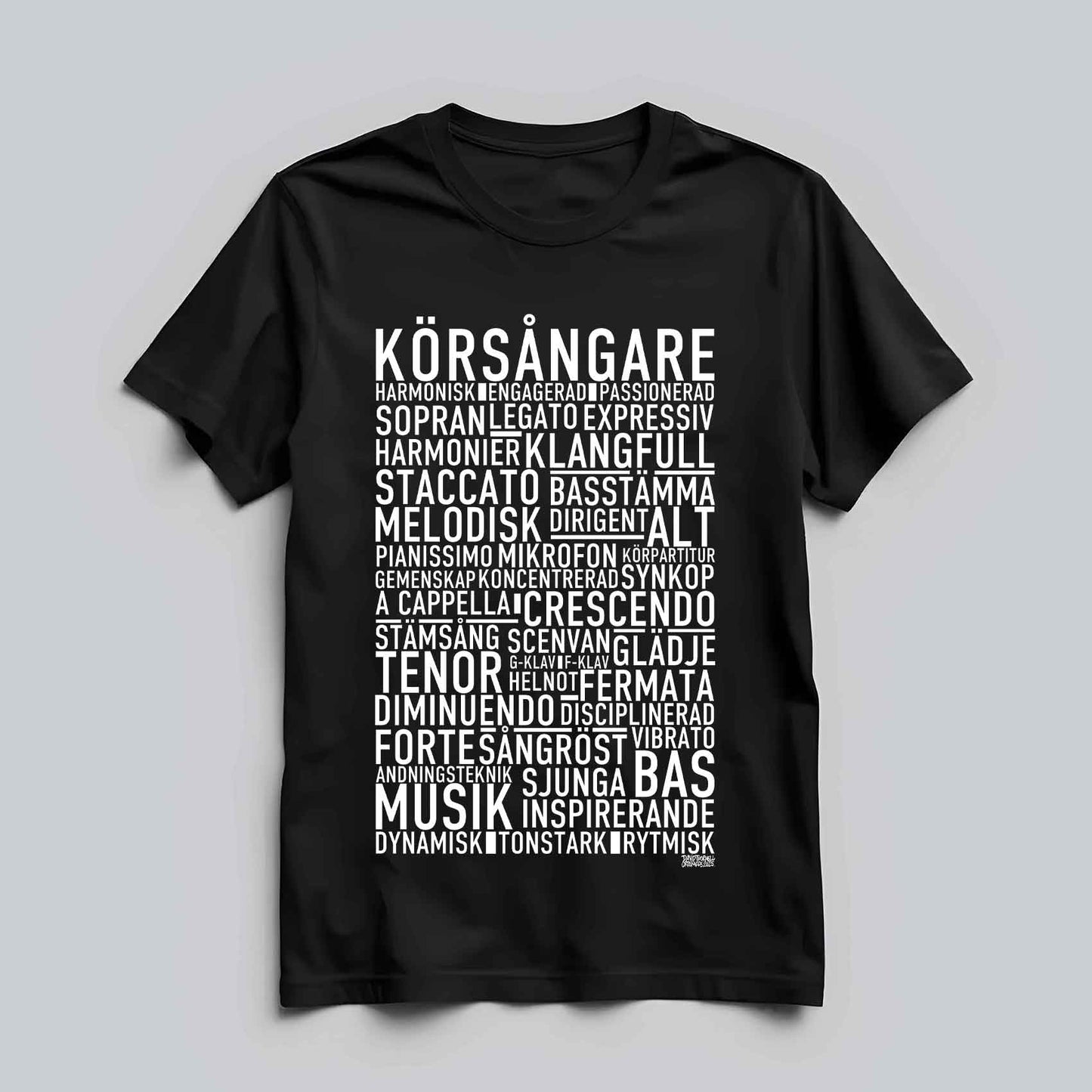 Körsångare Text T-shirt