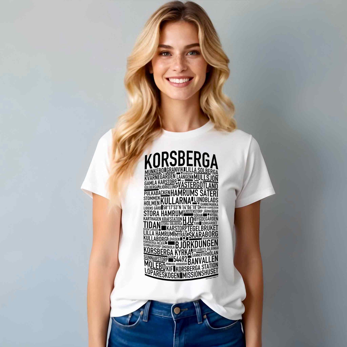 Korsberga Text T-shirt