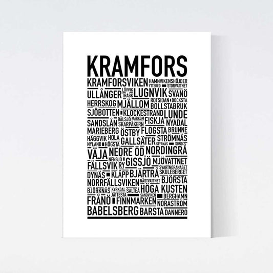 Kramfors Text Poster