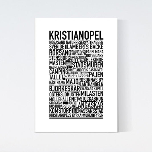 Kristianopel Text Poster