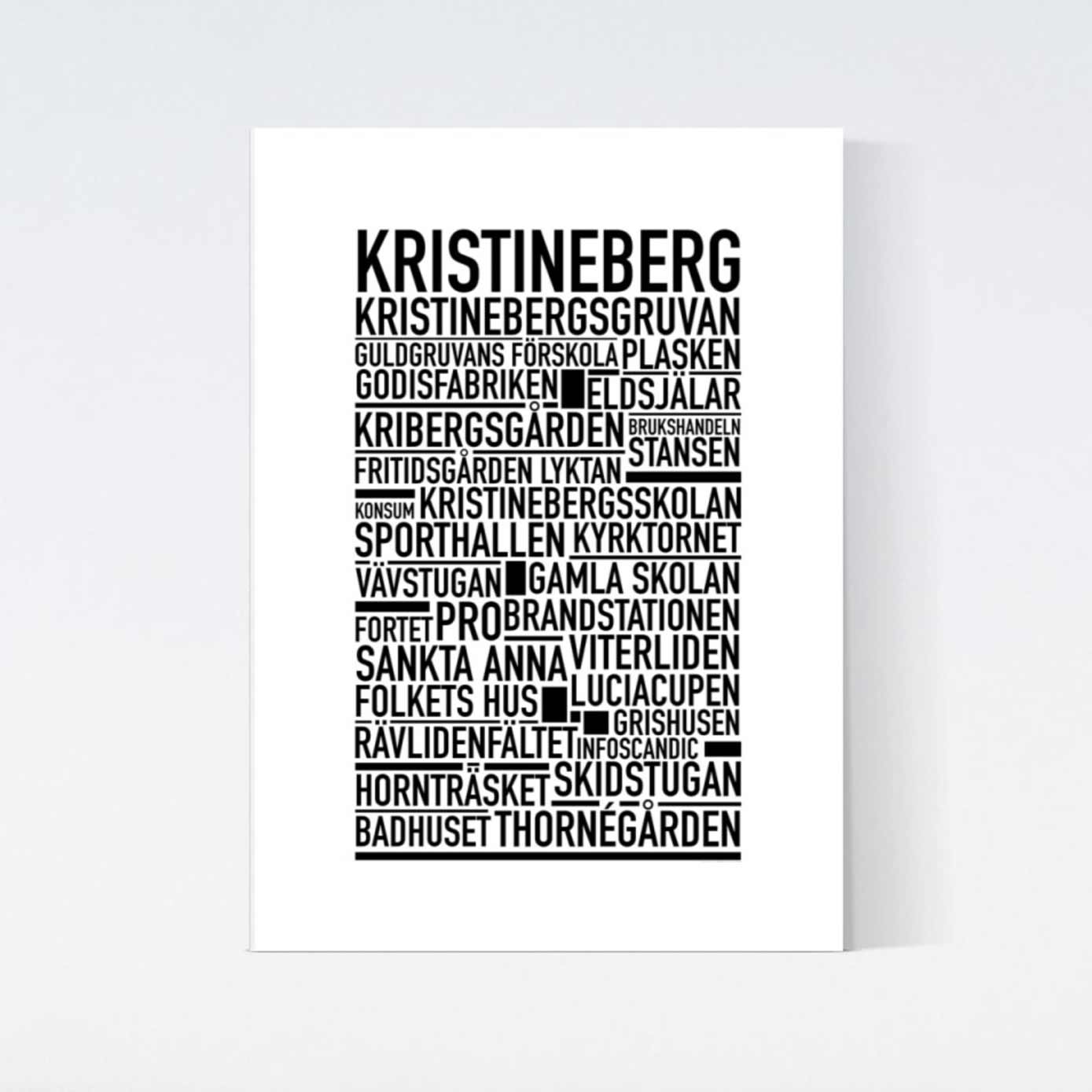 Kristineberg Text Poster