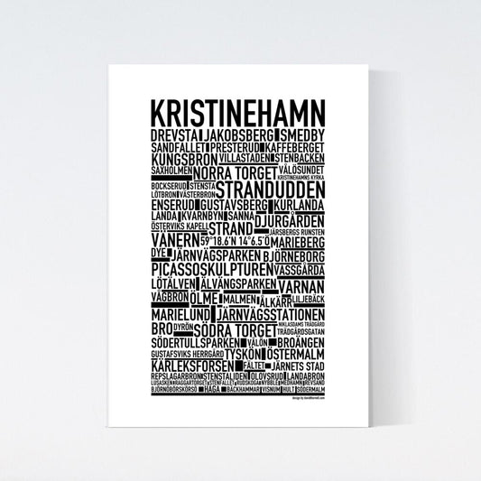 Kristinehamn Text Poster