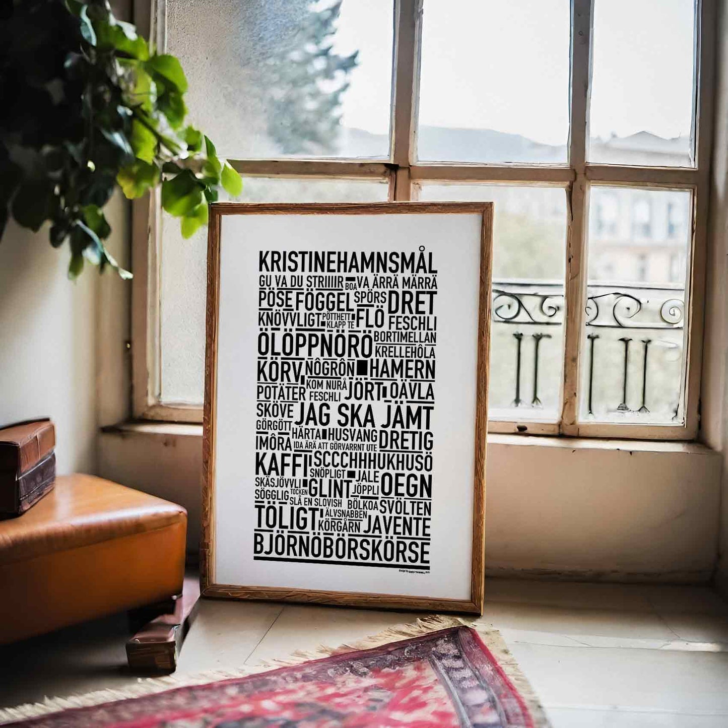 Kristinehamnsmål Dialekt Text Poster