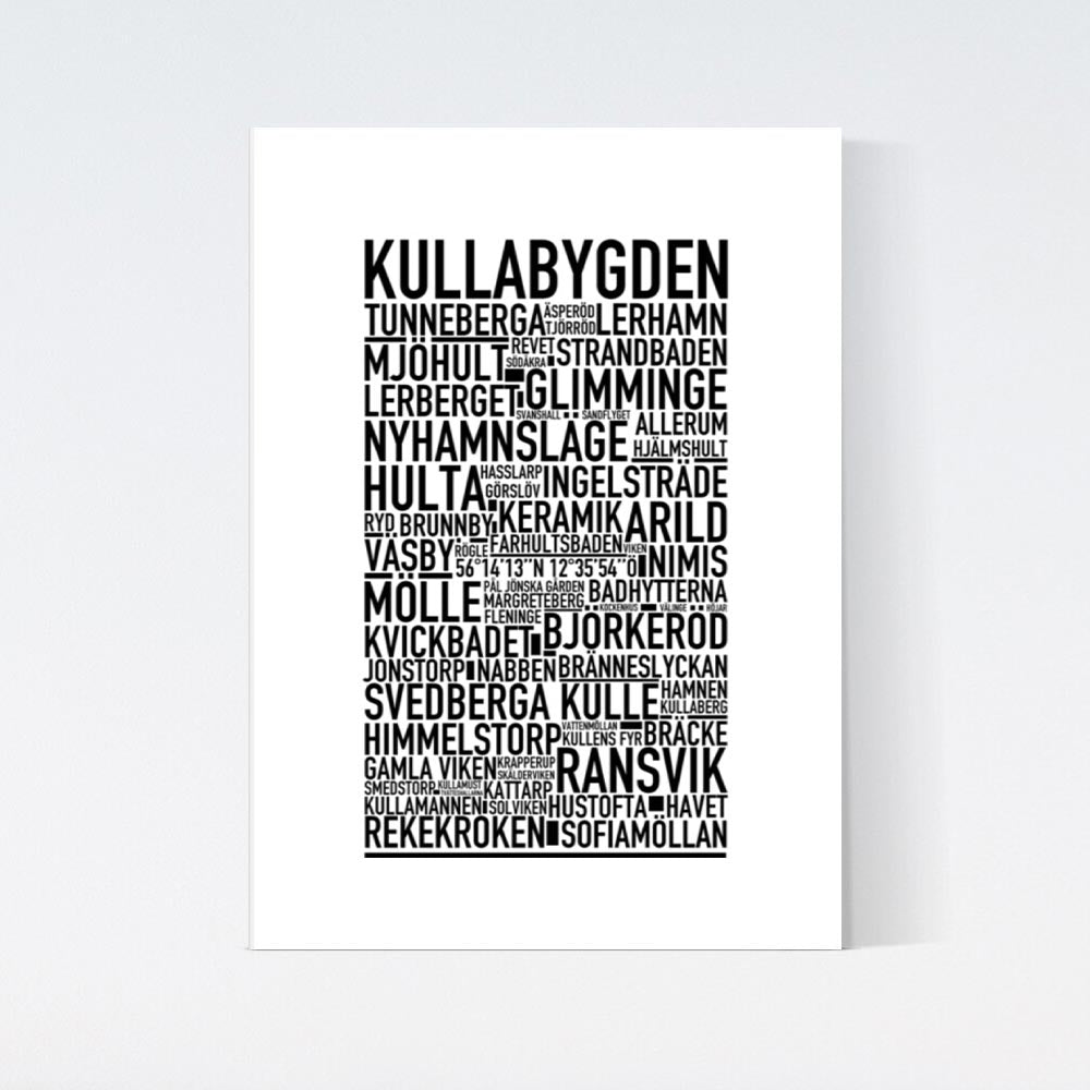 Kullabygden Text Poster
