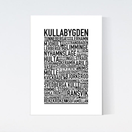Kullabygden Text Poster