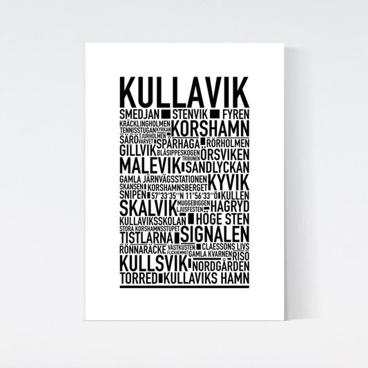 Kullavik Text Poster