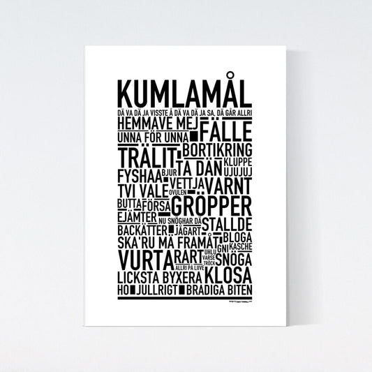 Kumlamål Dialekt Text Poster