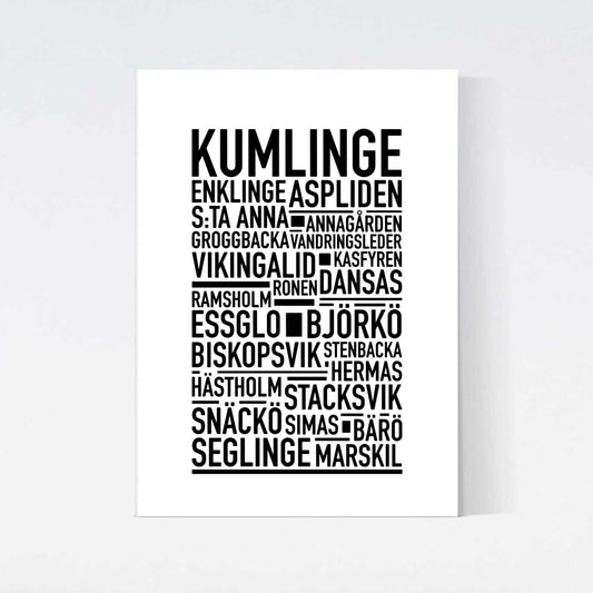 Kumlinge Text Poster