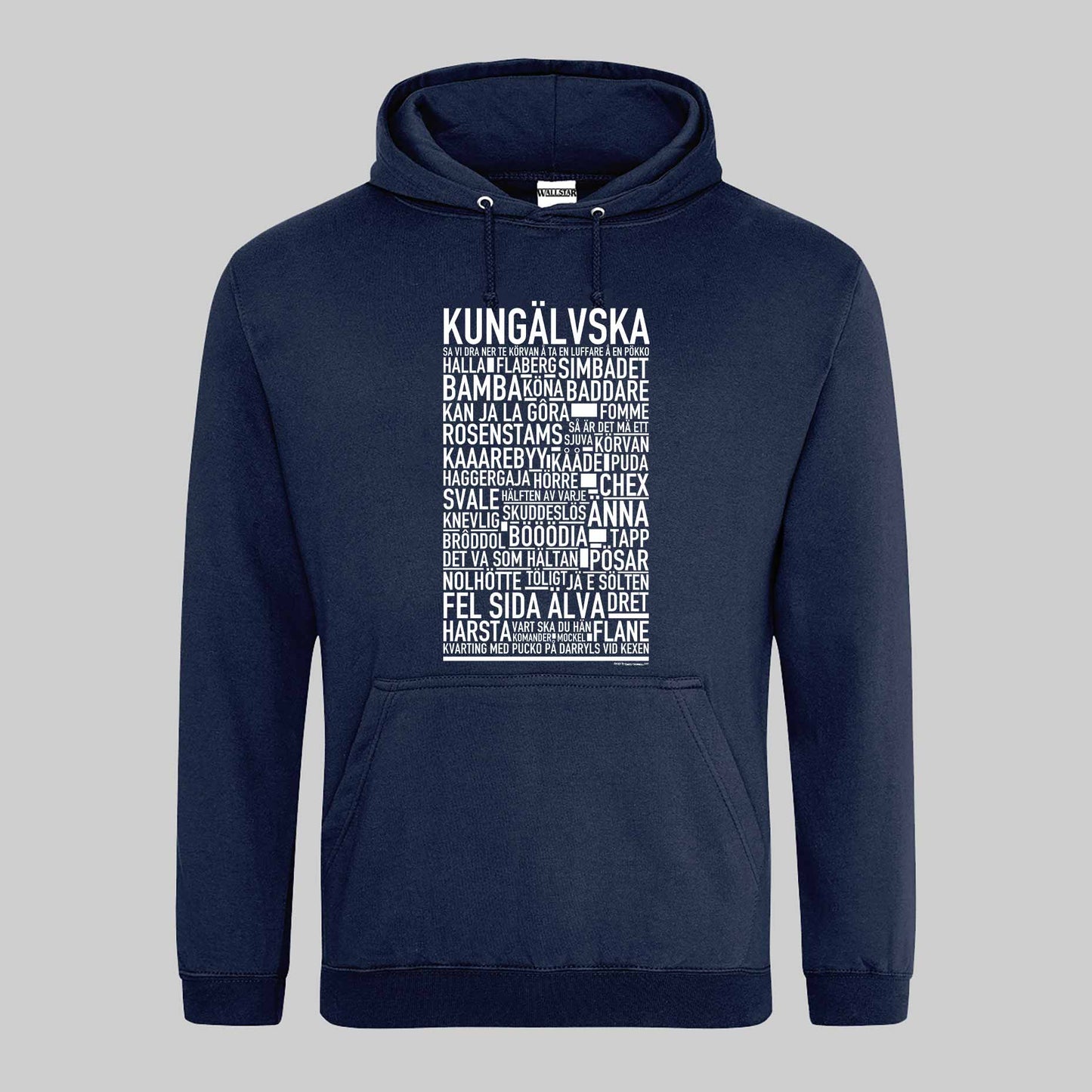 Kungälvska Dialekt Text Hoodie