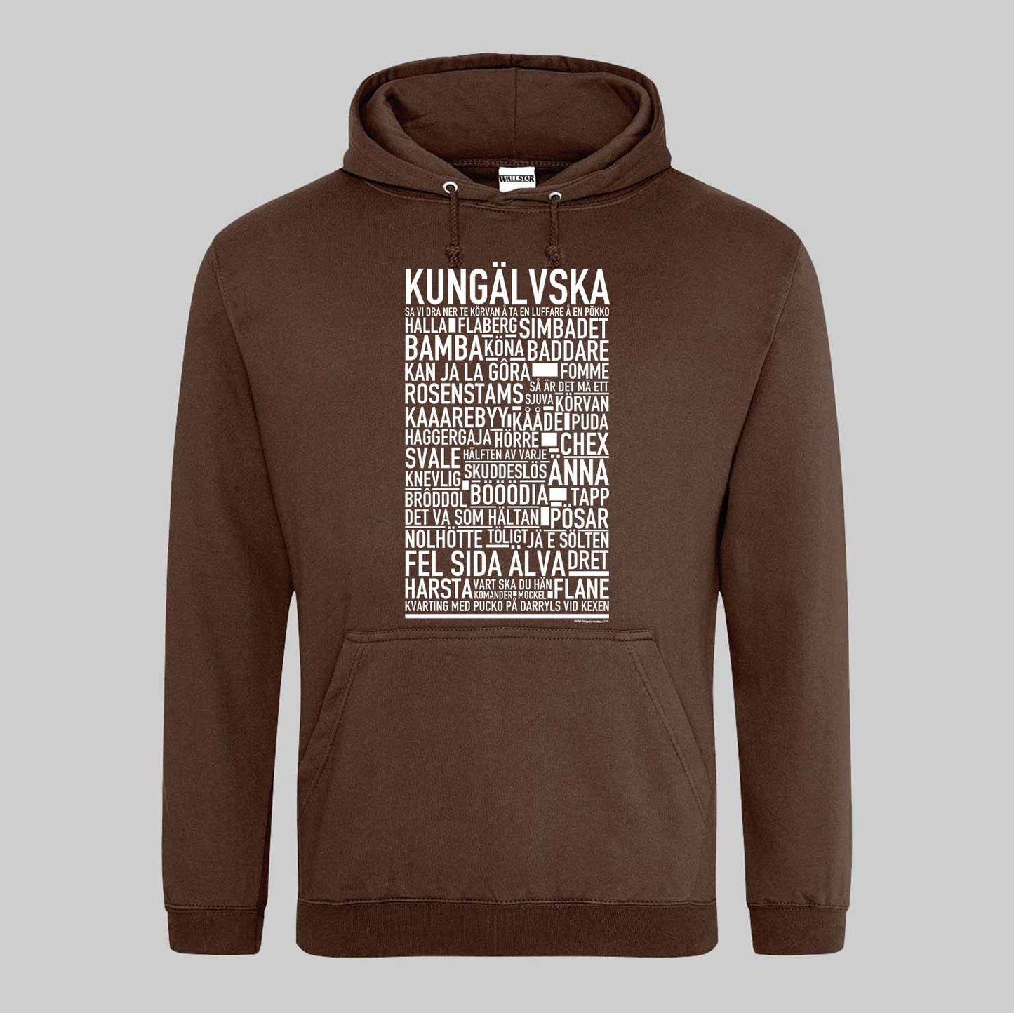 Kungälvska Dialekt Text Hoodie