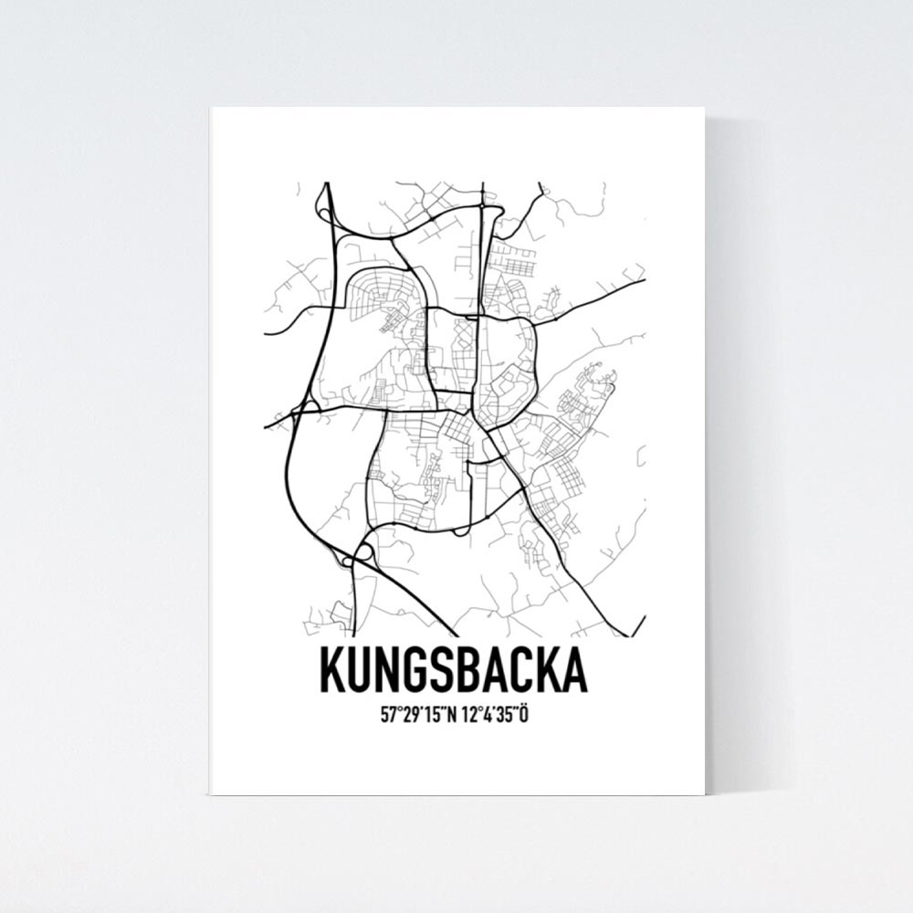 Kungsbacka Karta Poster