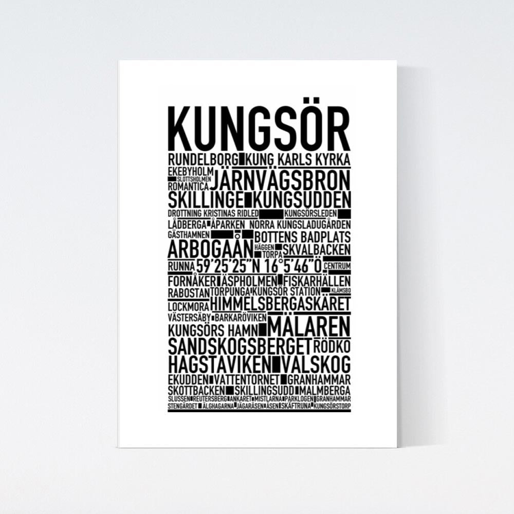 Kungsör Text Poster