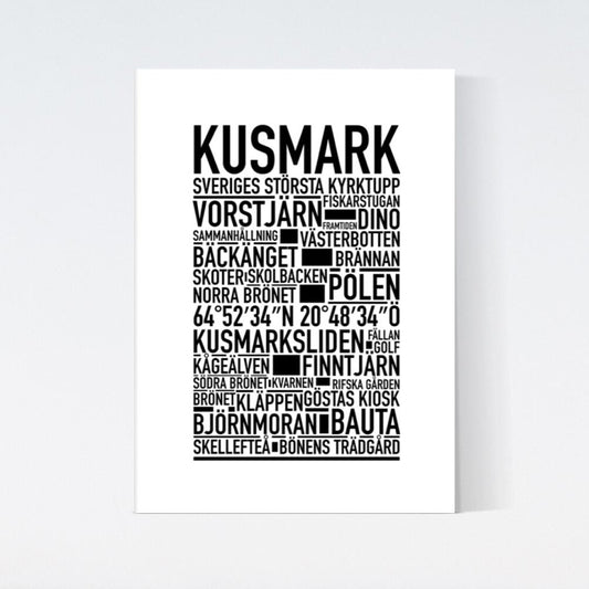 Kusmark Text Poster