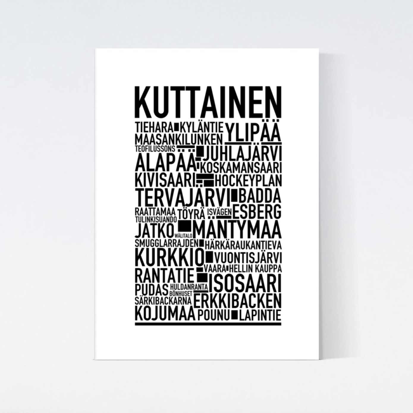 Kuttainen Text Poster