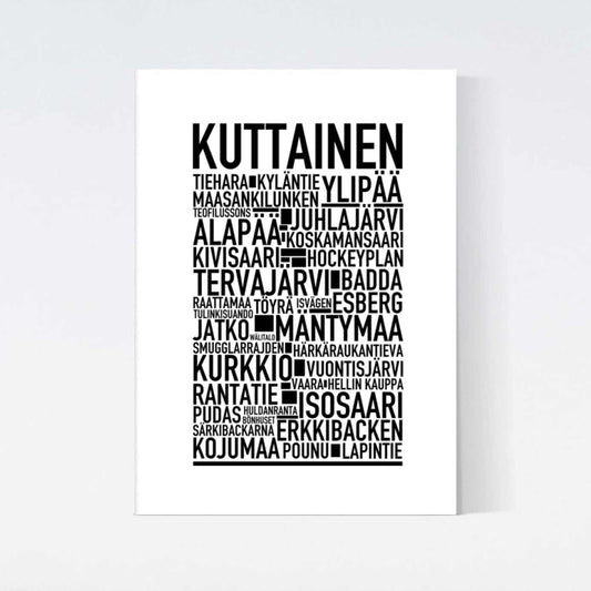 Kuttainen Text Poster