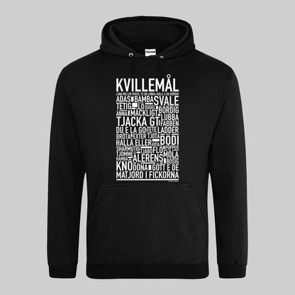 Kvillemål Dialekt Text Hoodie