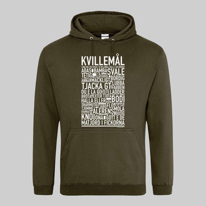 Kvillemål Dialekt Text Hoodie