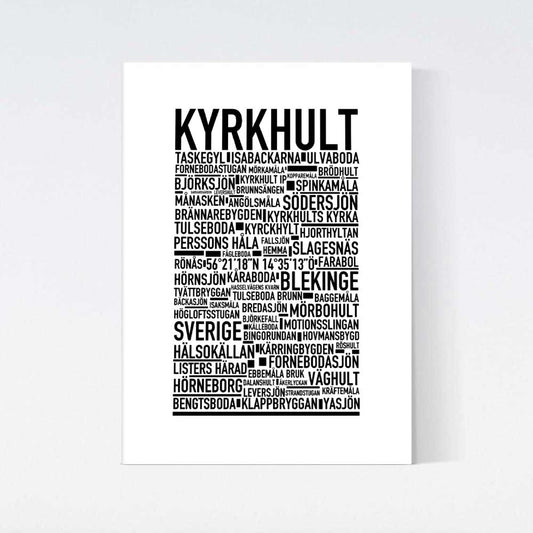 Kyrkhult Text Poster