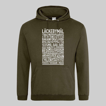 Läckebymål Dialekt Text Hoodie