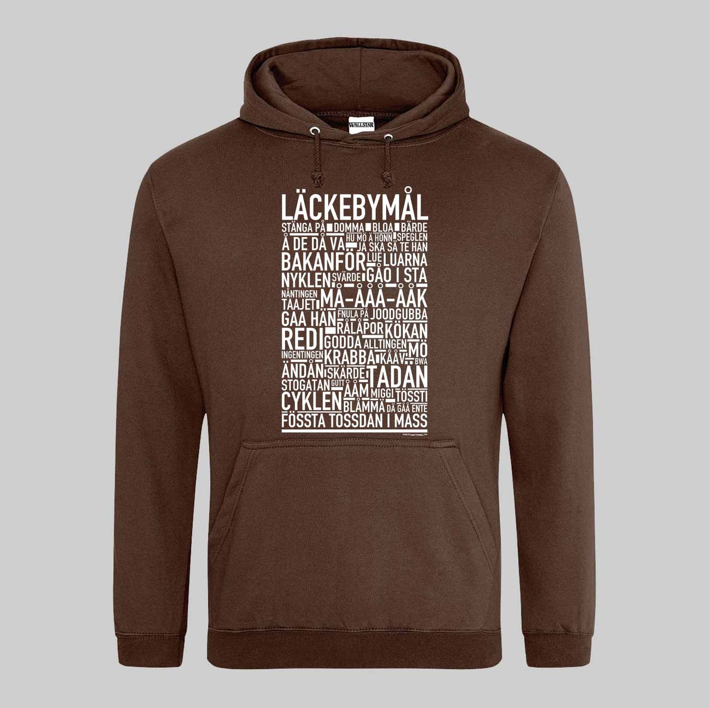 Läckebymål Dialekt Text Hoodie