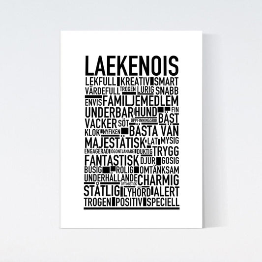 Laekenois Text Poster