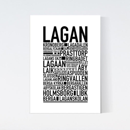 Lagan Text Poster