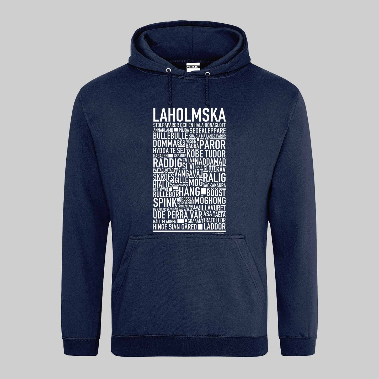 Laholmska Dialekt Text Hoodie