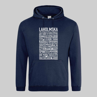 Laholmska Dialekt Text Hoodie