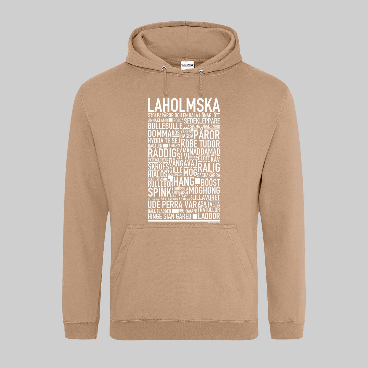 Laholmska Dialekt Text Hoodie