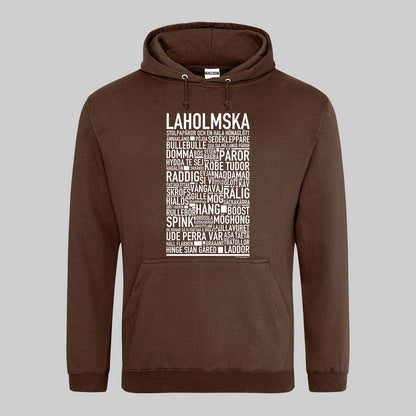 Laholmska Dialekt Text Hoodie